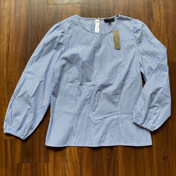 J. Crew Tops - NWT J. CREW Striped Blouse Size 4